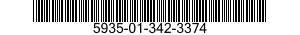 5935-01-342-3374 CONNECTOR,RECEPTACLE,ELECTRICAL 5935013423374 013423374