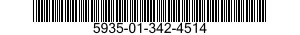 5935-01-342-4514 CONNECTOR,RECEPTACLE,ELECTRICAL 5935013424514 013424514