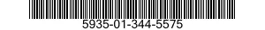 5935-01-344-5575 CONNECTOR,PLUG,ELECTRICAL 5935013445575 013445575