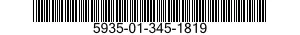 5935-01-345-1819 SOCKET,PLUG-IN ELECTRONIC COMPONENTS 5935013451819 013451819