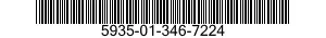 5935-01-346-7224 PLATE,RETAINING,ELECTRICAL CONNECTOR 5935013467224 013467224