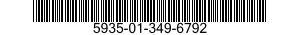 5935-01-349-6792 CONNECTOR,PLUG,ELECTRICAL 5935013496792 013496792