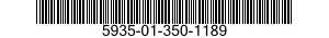 5935-01-350-1189 CONNECTOR ASSEMBLY,ELECTRICAL 5935013501189 013501189
