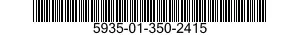5935-01-350-2415 RETAINER,ELECTRICAL CONNECTOR 5935013502415 013502415