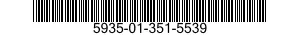 5935-01-351-5539 SOCKET,PLUG-IN ELECTRONIC COMPONENTS 5935013515539 013515539