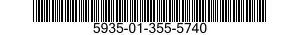 5935-01-355-5740 CONNECTOR,PLUG,ELECTRICAL 5935013555740 013555740