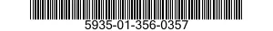 5935-01-356-0357 CONNECTOR BODY,PLUG,ELECTRICAL 5935013560357 013560357