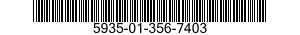 5935-01-356-7403 CONNECTOR ASSEMBLY,ELECTRICAL 5935013567403 013567403