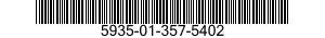 5935-01-357-5402 CONNECTOR,PLUG,ELECTRICAL 5935013575402 013575402