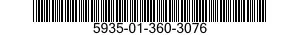 5935-01-360-3076 SOCKET,PLUG-IN ELECTRONIC COMPONENTS 5935013603076 013603076