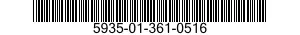 5935-01-361-0516 SHELL,ELECTRICAL CONNECTOR 5935013610516 013610516