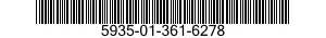 5935-01-361-6278 SOCKET,PLUG-IN ELECTRONIC COMPONENTS 5935013616278 013616278