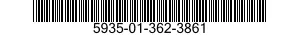 5935-01-362-3861 CONNECTOR ASSEMBLY,ELECTRICAL 5935013623861 013623861