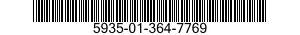 5935-01-364-7769 CONNECTOR BODY,PLUG,ELECTRICAL 5935013647769 013647769