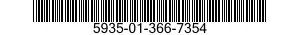 5935-01-366-7354 CONNECTOR,PLUG,ELECTRICAL 5935013667354 013667354