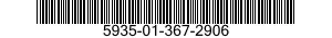 5935-01-367-2906 POLARIZING KEY,ELECTRICAL CONNECTOR 5935013672906 013672906