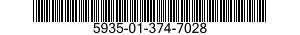 5935-01-374-7028 CONNECTOR,PLUG,ELECTRICAL 5935013747028 013747028