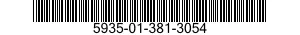 5935-01-381-3054 SOCKET,PLUG-IN ELECTRONIC COMPONENTS 5935013813054 013813054