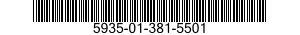 5935-01-381-5501 CONNECTOR BODY,RECEPTACLE,ELECTRICAL 5935013815501 013815501