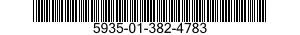 5935-01-382-4783 SOCKET,PLUG-IN ELECTRONIC COMPONENTS 5935013824783 013824783