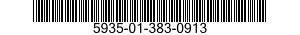 5935-01-383-0913 SOCKET,PLUG-IN ELECTRONIC COMPONENTS 5935013830913 013830913