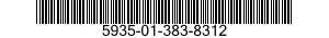 5935-01-383-8312 CONNECTOR,RECEPTACLE,ELECTRICAL 5935013838312 013838312