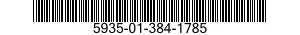 5935-01-384-1785 CONNECTOR,RECEPTACLE,ELECTRICAL 5935013841785 013841785