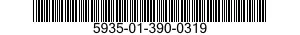 5935-01-390-0319 CONNECTOR,MODULAR PLUG,ELECTRICAL 5935013900319 013900319