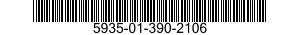 5935-01-390-2106 CONNECTOR,PLUG,ELECTRICAL 5935013902106 013902106