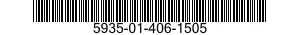 5935-01-406-1505 CONNECTOR,RECEPTACLE,ELECTRICAL 5935014061505 014061505