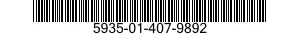 5935-01-407-9892 CLAMP,CABLE,ELECTRICAL CONNECTOR 5935014079892 014079892
