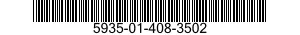 5935-01-408-3502 PLATE,RETAINING,ELECTRICAL CONNECTOR 5935014083502 014083502