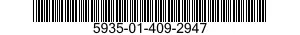 5935-01-409-2947 CONNECTOR,RECEPTACLE,ELECTRICAL 5935014092947 014092947