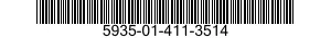 5935-01-411-3514 TERMINATION,SHIELD,ELECTRICAL CONNECTOR 5935014113514 014113514