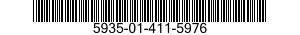 5935-01-411-5976 CONNECTOR,PLUG,ELECTRICAL 5935014115976 014115976