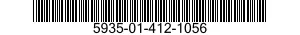 5935-01-412-1056 CONNECTOR,RECEPTACLE,ELECTRICAL 5935014121056 014121056