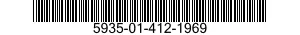 5935-01-412-1969 CONNECTOR,RECEPTACLE,ELECTRICAL 5935014121969 014121969