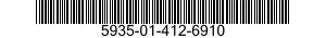 5935-01-412-6910 CONNECTOR,PLUG,ELECTRICAL 5935014126910 014126910