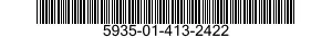 5935-01-413-2422 SOCKET,PLUG-IN ELECTRONIC COMPONENTS 5935014132422 014132422
