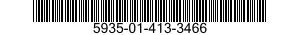 5935-01-413-3466 CONNECTOR BODY,RECEPTACLE,ELECTRICAL 5935014133466 014133466