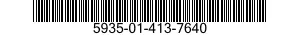 5935-01-413-7640 CONNECTOR,RECEPTACLE,ELECTRICAL 5935014137640 014137640