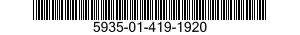 5935-01-419-1920 SHELL,ELECTRICAL CONNECTOR 5935014191920 014191920