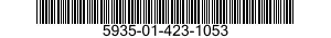 5935-01-423-1053 SOCKET,PLUG-IN ELECTRONIC COMPONENTS 5935014231053 014231053