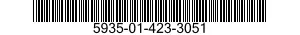 5935-01-423-3051 CONNECTOR,RECEPTACLE,ELECTRICAL 5935014233051 014233051