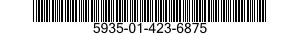 5935-01-423-6875 SOCKET,PLUG-IN ELECTRONIC COMPONENTS 5935014236875 014236875