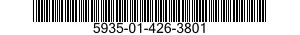5935-01-426-3801 ADAPTER,ELECTRICAL PLUG,QUICK DISCONNECT 5935014263801 014263801