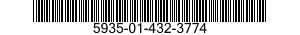 5935-01-432-3774 CONNECTOR,RECEPTACLE,ELECTRICAL 5935014323774 014323774