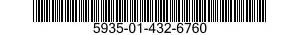 5935-01-432-6760 SOCKET,PLUG-IN ELECTRONIC COMPONENTS 5935014326760 014326760