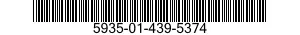 5935-01-439-5374 CONNECTOR,RECEPTACLE,ELECTRICAL 5935014395374 014395374