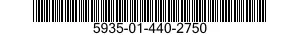 5935-01-440-2750 CONNECTOR,RECEPTACLE,ELECTRICAL 5935014402750 014402750